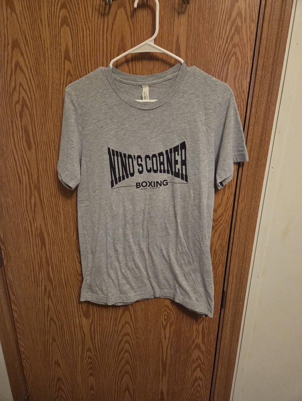 Bella Canvas Nino's Corner Boxing Shirt Sz Medium Men's NWOT